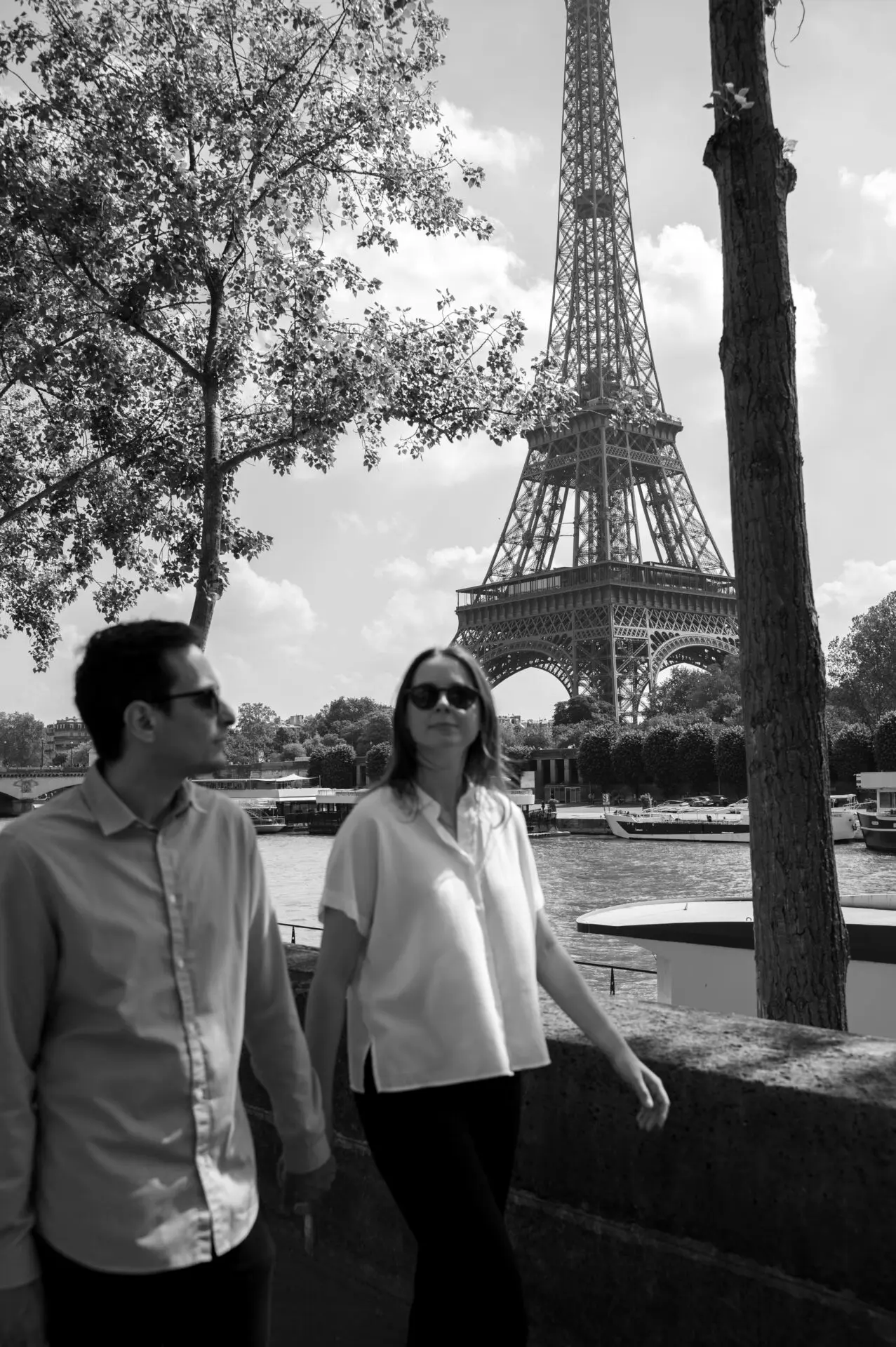 couple fiancé à paris