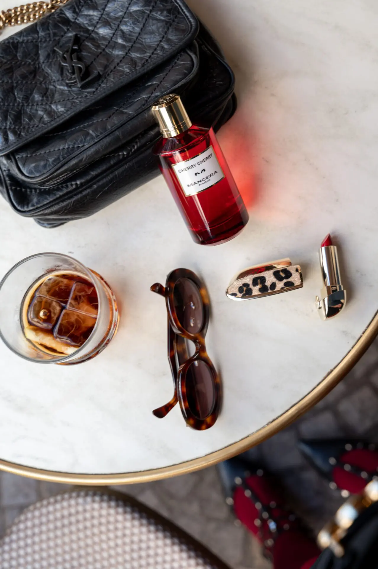 Salon Tax Free, Mancera Parfums, Cannes, France flat lay beauté