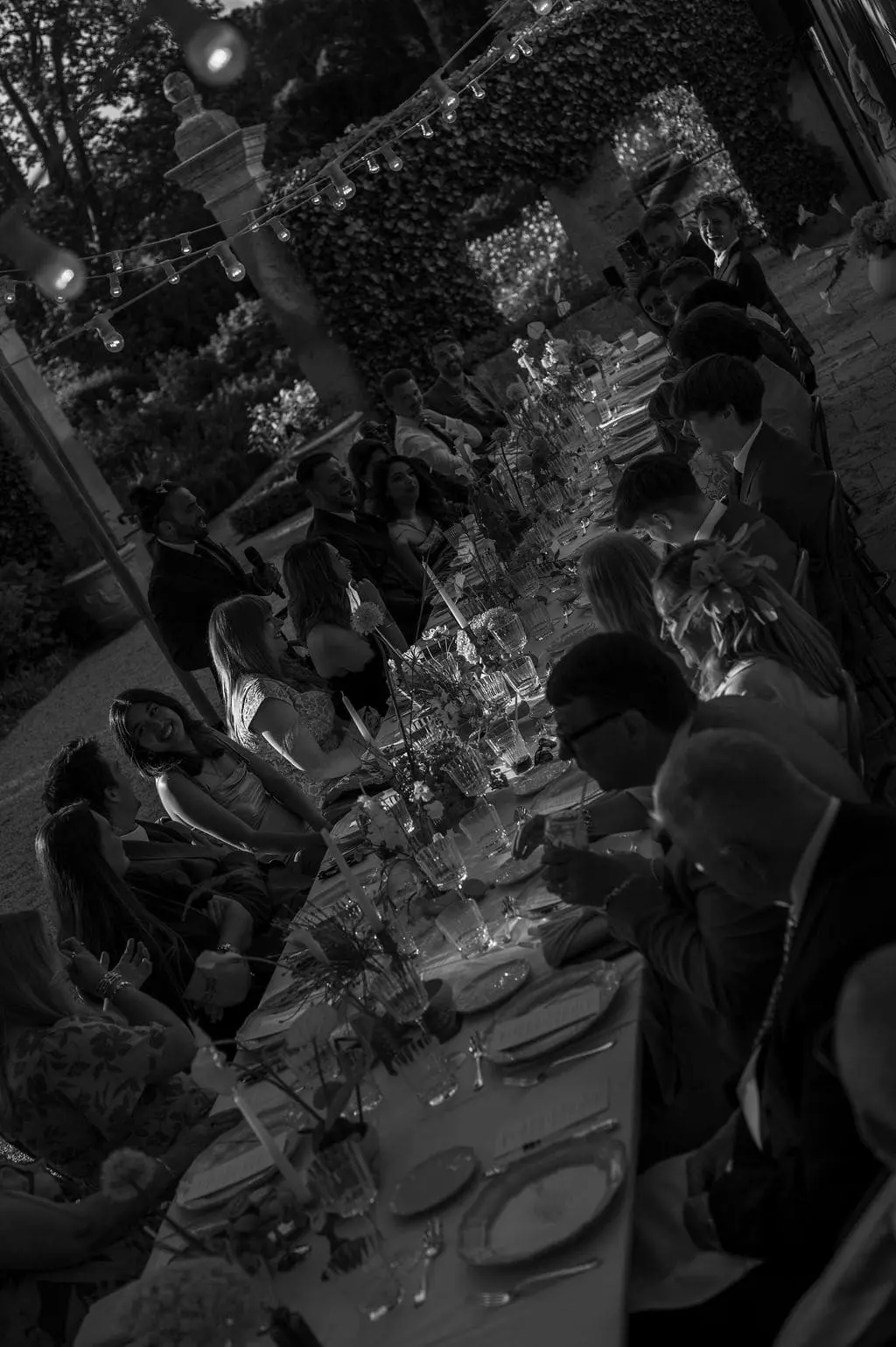 table full of people loved