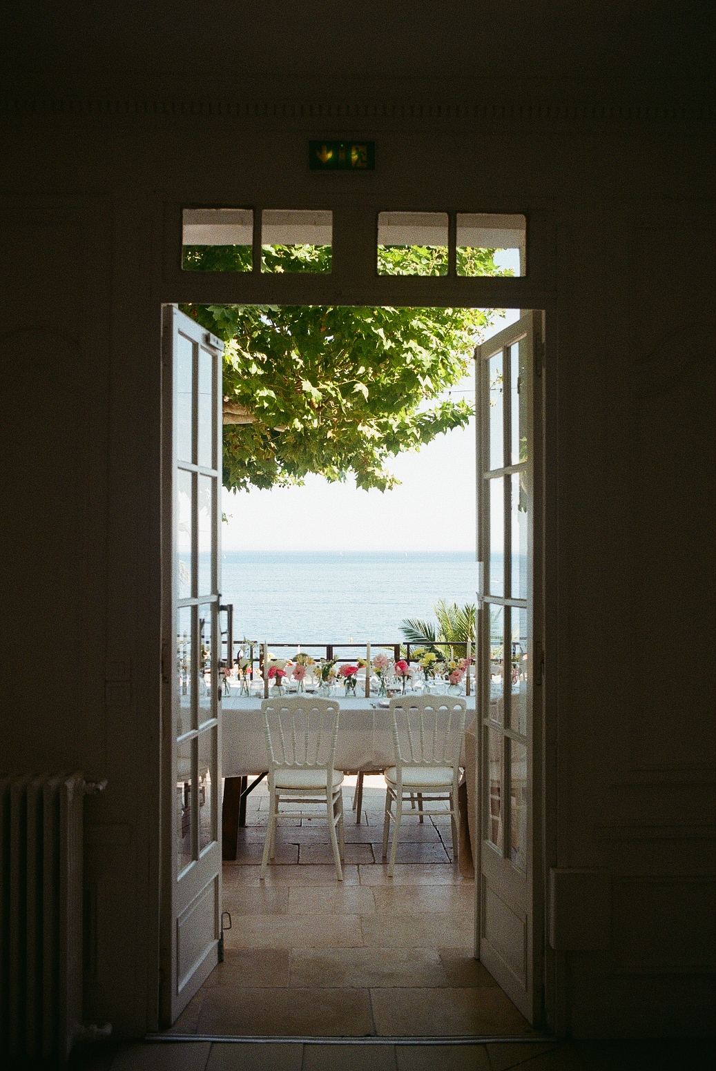 Katie & Jordan's wedding, French Riviera, June 2025 sea view of the venue in French riviera