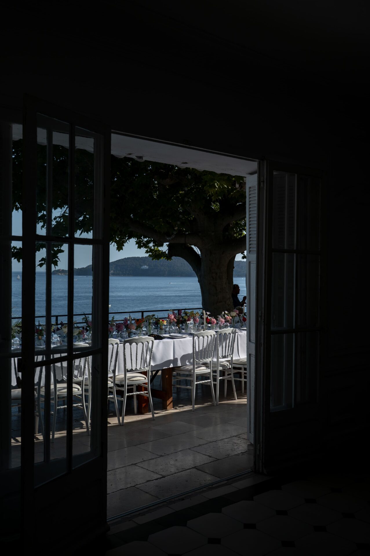 Katie & Jordan's wedding, June 2025 view from a venue in south of France