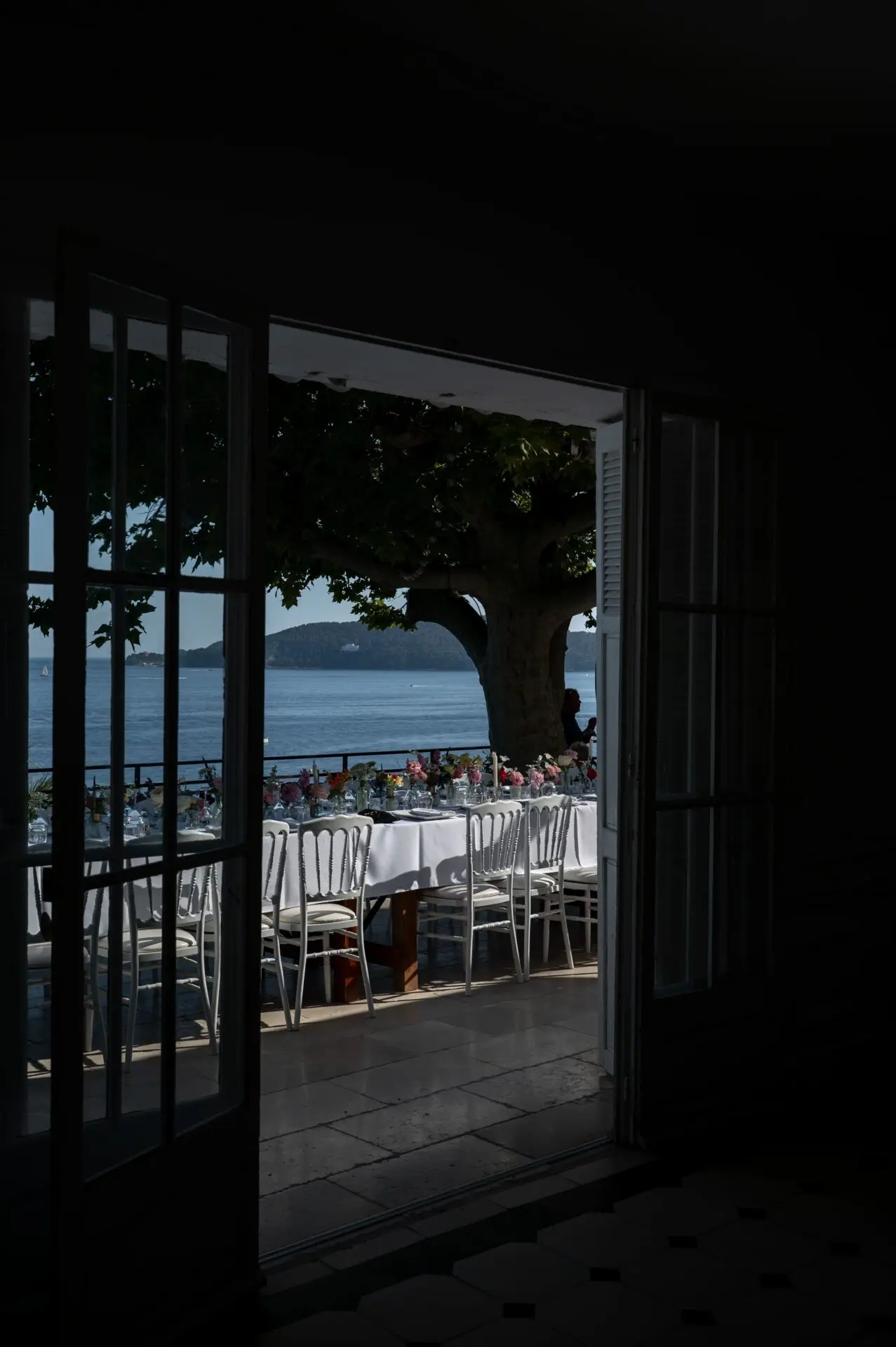 view from a venue in south of France