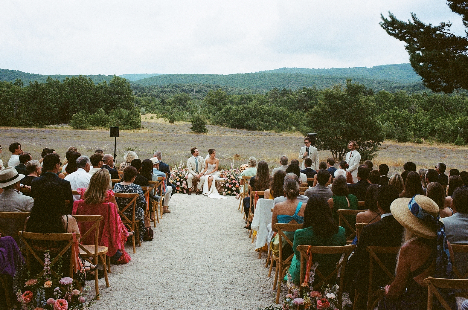 Pauline & Alexandre's wedding, Luberon, July 2025 ceremony