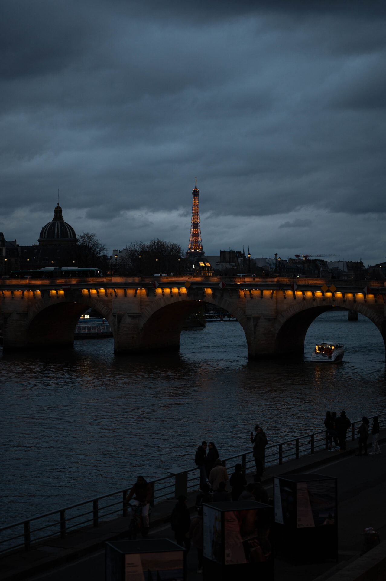 tour eiffel des quais de seine