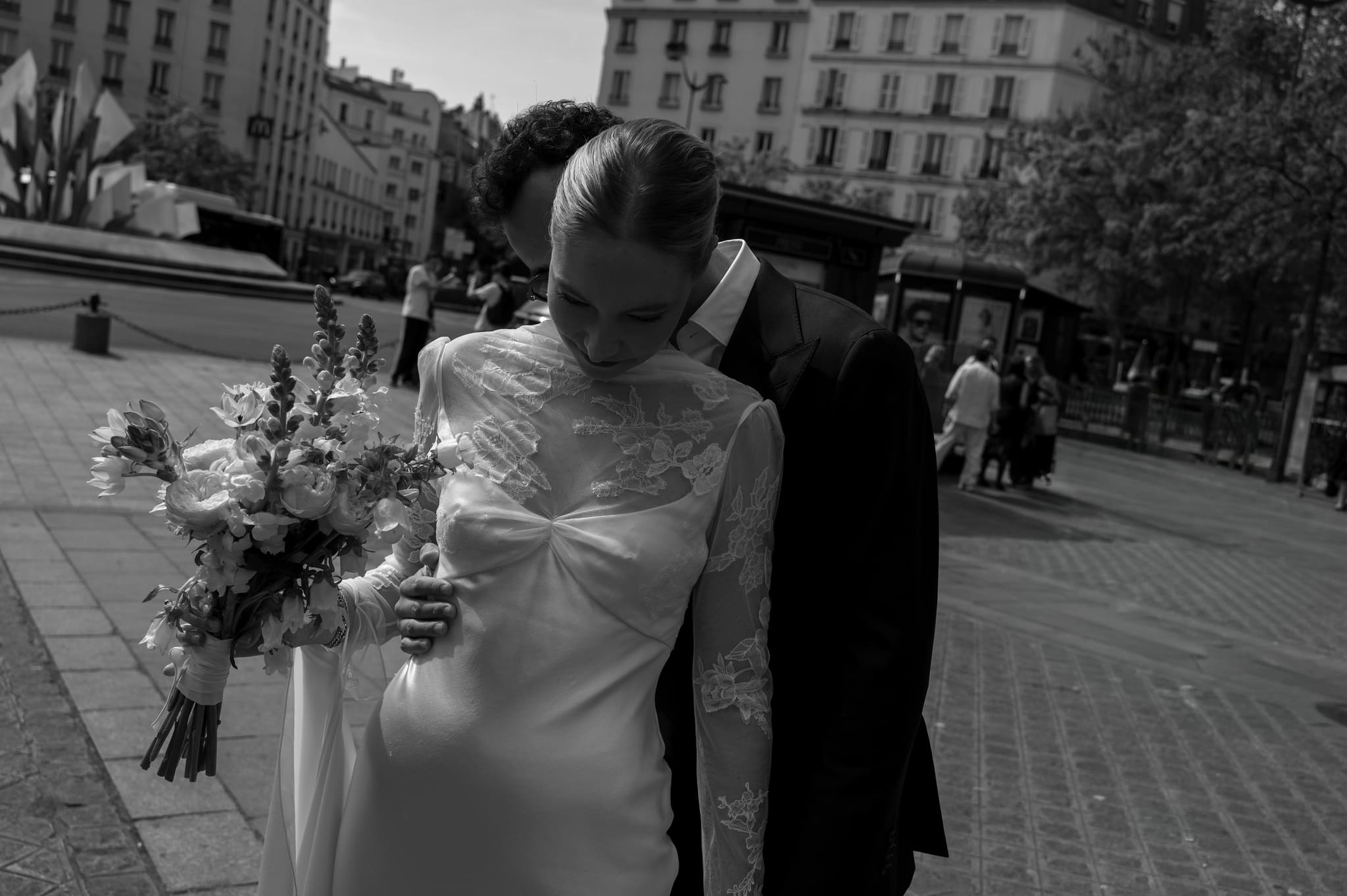 baiser volé dans le cou