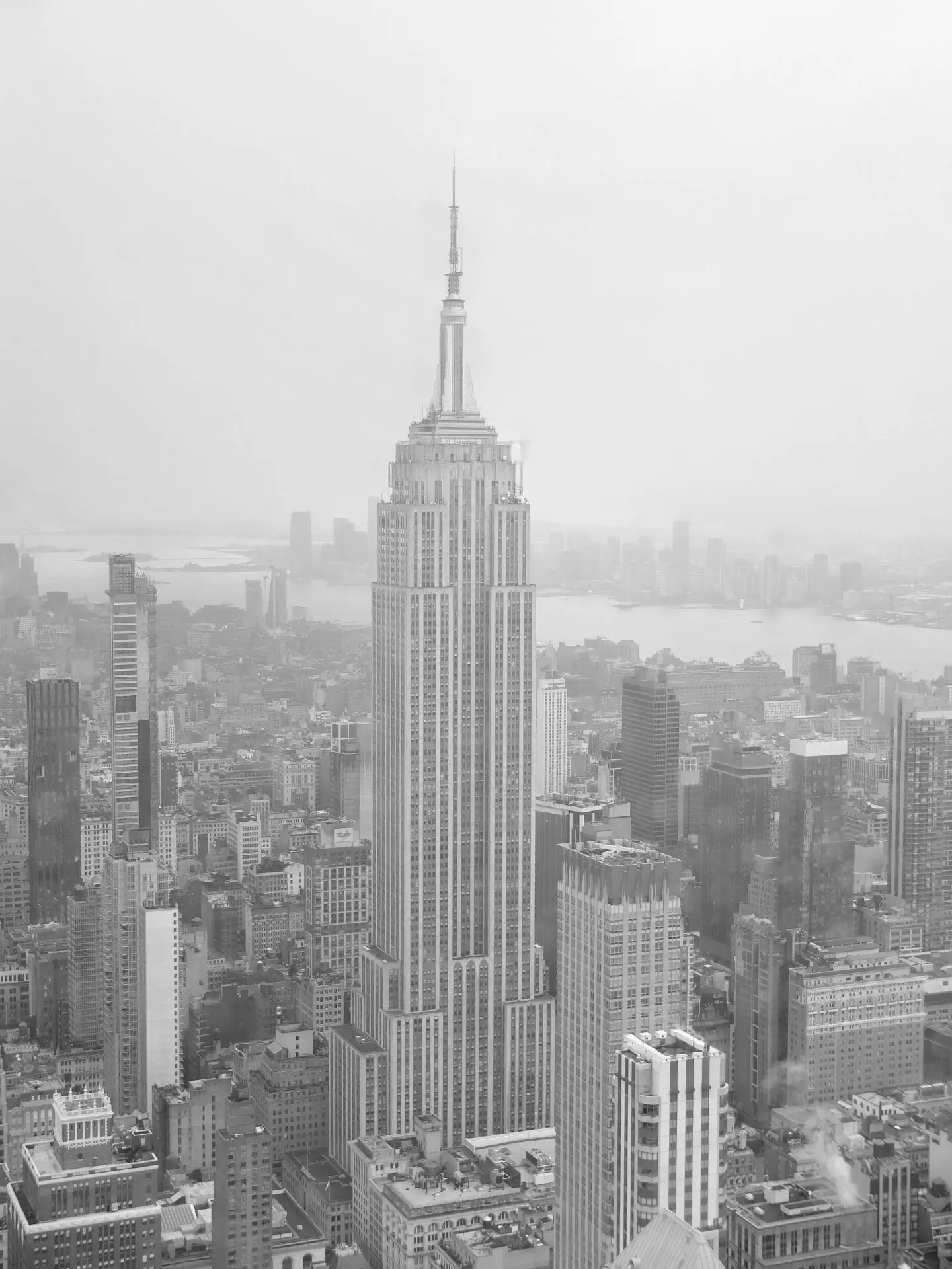Empire State Building from Vanderbilt bulging, New York City